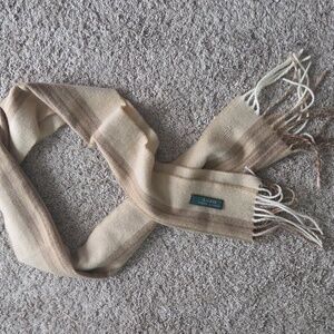 Lauren Ralph Lauren Tan Wool Scarf